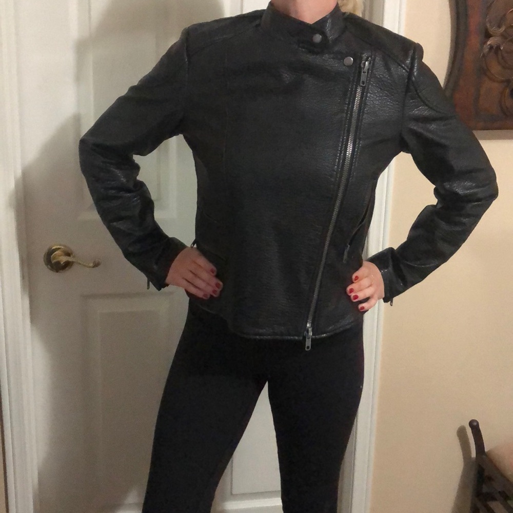 Joe fresh brand new faux leather motto jacket
